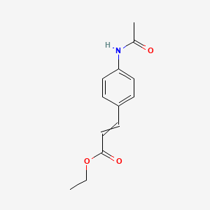 Ethyl 3-(4-acetamidophenyl)prop-2-enoate