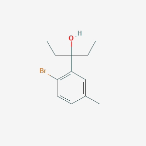 3-(2-Bromo-5-methylphenyl)pentan-3-ol