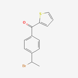 B8696445 [4-(1-Bromoethyl)phenyl](thiophen-2-yl)methanone CAS No. 52779-83-6