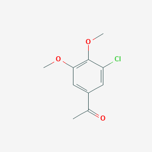 molecular formula C10H11ClO3 B8696472 1-(3-Chloro-4,5-dimethoxyphenyl)ethanone 
