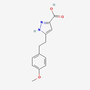 5-[2-(4-Methoxyphenyl)-ethyl]-1H-pyrazole-3-carboxylic acid