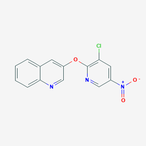 3-(3-Chloro-5-nitro-pyridin-2-yloxy)-quinoline