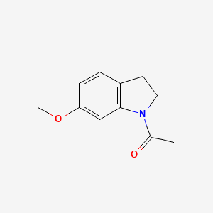 molecular formula C11H13NO2 B8696523 1-(6-Methoxyindolin-1-yl)ethanone CAS No. 4770-35-8