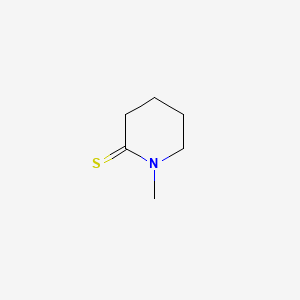 molecular formula C6H11NS B8696531 2-Piperidinethione, 1-methyl- CAS No. 13070-07-0