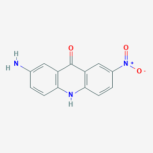 B8696556 2-Amino-7-nitroacridin-9(10H)-one CAS No. 65163-79-3