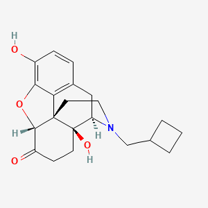molecular formula C21H25NO4 B8696557 Nalbuphone CAS No. 16676-33-8