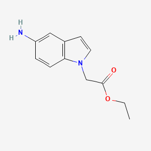 Ethyl 2-(5-amino-1H-indol-1-yl)acetate