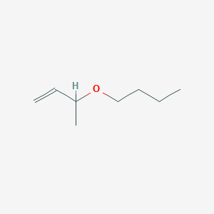 molecular formula C8H16O B8696623 1-Butene, 3-butoxy- CAS No. 37027-60-4