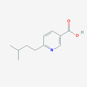 molecular formula C11H15NO2 B8696713 6-(3-Methyl-butyl)-nicotinic acid 