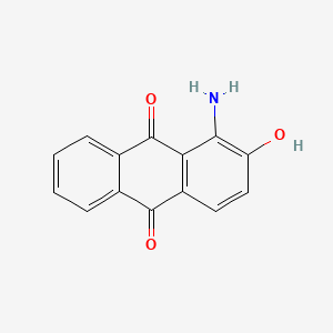 molecular formula C14H9NO3 B8696728 1-Amino-2-hydroxy-9,10-anthraquinone 