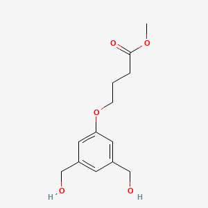 molecular formula C13H18O5 B8696753 4-(3,5-Bis-hydroxymethyl-phenoxy)-butyric acid methyl ester 
