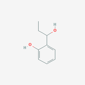 molecular formula C9H12O2 B8696784 2-(1-Hydroxypropyl)phenol 
