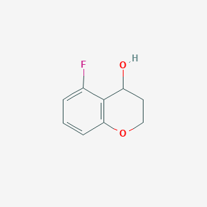 molecular formula C9H9FO2 B8696807 5-Fluorochroman-4-ol 