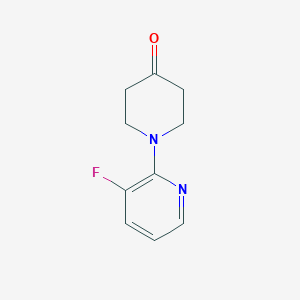 molecular formula C10H11FN2O B8696844 1-(3-Fluoropyridin-2-yl)piperidin-4-one CAS No. 828266-07-5