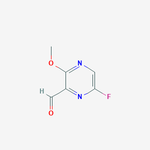 molecular formula C6H5FN2O2 B8696890 6-Fluoro-3-methoxypyrazine-2-carbaldehyde 