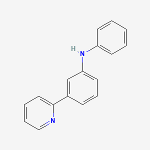 molecular formula C17H14N2 B8696949 N-phenyl-3-(pyridin-2-yl)aniline 