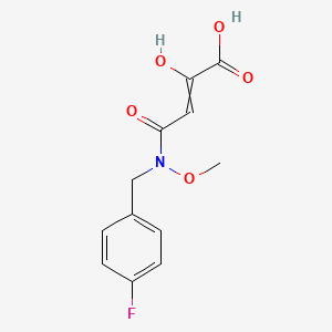 3-[(4-Fluoro-benzyl)-methoxy-carbamoyl]-2-hydroxy-acrylic acid