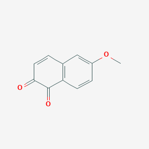 molecular formula C11H8O3 B8697037 6-Methoxynaphthalene-1,2-dione CAS No. 21905-91-9