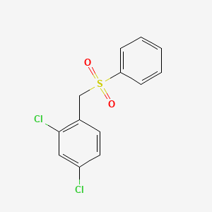 molecular formula C13H10Cl2O2S B8697057 2,4-Dichlorobenzyl phenyl sulfone 