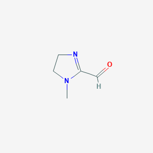 molecular formula C5H8N2O B8697070 1-Methyl-4,5-dihydro-1H-imidazole-2-carbaldehyde CAS No. 918414-60-5