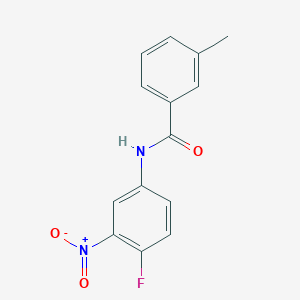 N-(4-fluoro-3-nitro-phenyl)-3-methyl-benzamide