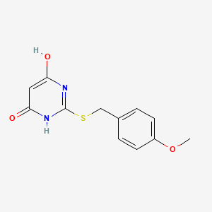 4,6-Dihydroxy-2-(4-methoxybenzylsulfanyl)pyrimidine