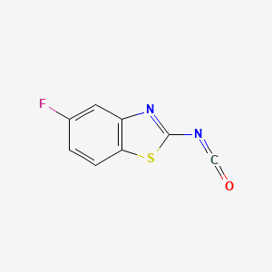 Benzothiazole, 5-fluoro-2-isocyanato-(9CI)