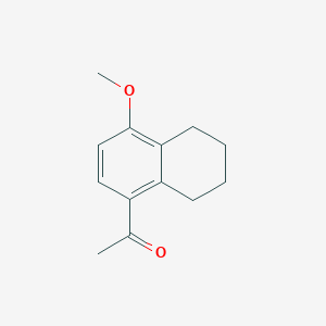 molecular formula C13H16O2 B8697138 8-Acetyl-1,2,3,4-tetrahydro-5-methoxynaphthalene 