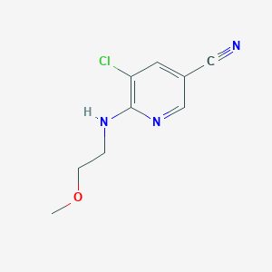 5-Chloro-6-[(2-methoxyethyl)amino]nicotinonitrile