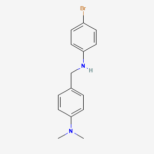 4-[(4-Bromoanilino)methyl]-N,N-dimethylaniline
