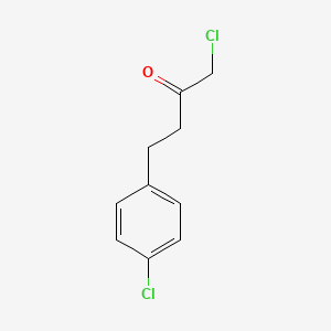 molecular formula C10H10Cl2O B8697217 1-Chloro-4-(4-chlorophenyl)butan-2-one 
