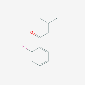 molecular formula C11H13FO B8697351 Isobutyl-(2-fluoro-phenyl)-ketone 