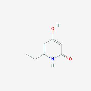 molecular formula C7H9NO2 B8697431 6-ethyl-4-hydroxypyridin-2(1H)-one 