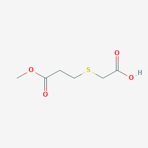[(3-Methoxy-3-oxopropyl)thio]acetic acid