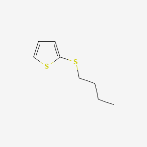 molecular formula C8H12S2 B8697496 Thiophene, 2-(butylthio)- CAS No. 3988-71-4