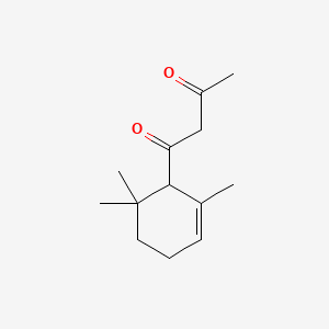 molecular formula C13H20O2 B8697550 1-(2,6,6-Trimethyl-2-cyclohexen-1-yl)butane-1,3-dione CAS No. 39900-11-3