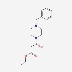 4-Benzyl-1-[(ethoxycarbonyl)acetyl]-piperazine