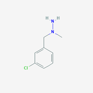 molecular formula C8H11ClN2 B8697592 Methyl-3-chlorobenzylhydrazine 