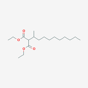 molecular formula C18H34O4 B8697629 Diethyl undecan-2-ylpropanedioate CAS No. 6345-92-2