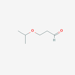 molecular formula C6H12O2 B8697637 3-Isopropoxypropionaldehyde 
