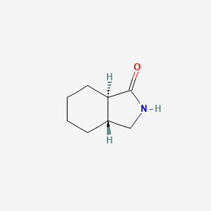 molecular formula C8H13NO B8697656 (trans)-octahydro-1H-isoindol-1-one 