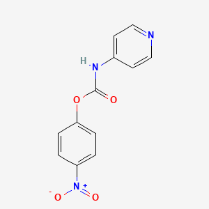 Carbamic acid, 4-pyridinyl-, 4-nitrophenyl ester