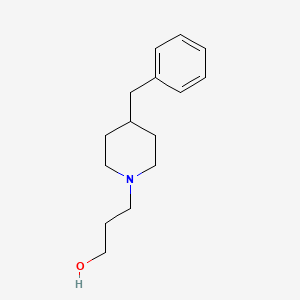 molecular formula C15H23NO B8697698 3-(4-Benzylpiperidin-1-yl)propan-1-ol 