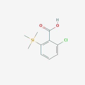Benzoic acid, 2-chloro-6-(trimethylsilyl)-
