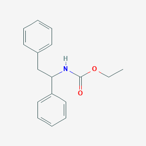 molecular formula C17H19NO2 B8697723 ethyl N-(1,2-diphenylethyl)carbamate CAS No. 21203-49-6