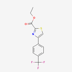 4-(4-Trifluoromethyl-phenyl)-thiazole-2-carboxylic acid ethyl ester