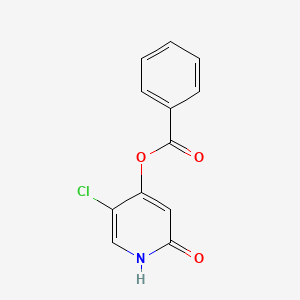 molecular formula C12H8ClNO3 B8697786 4-Benzoyloxy-5-chloro-2-pyridone CAS No. 103766-97-8