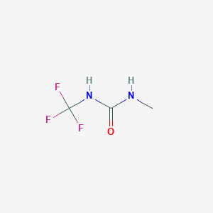 molecular formula C3H5F3N2O B8697799 N-Methyl-N'-(trifluoromethyl)urea CAS No. 56969-92-7