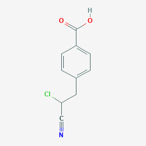 4-(2-chloro-2-cyanoethyl)benzoic Acid