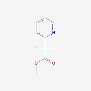 Methyl 2-fluoro-2-pyridin-2-ylpropanoate